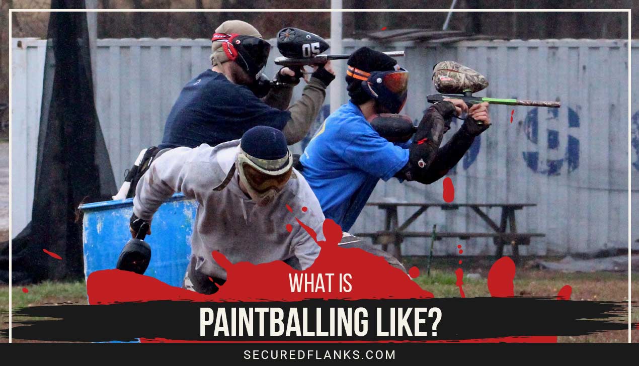 Three guys paintballing - what is it like?