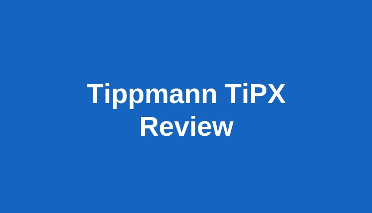Tippmann TiPX Review Written On Blue Background